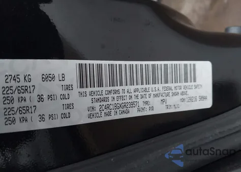 2016 Chrysler Town & Country Touring z USA, uszkodzony, nr VIN 2C4RC1BGXGR239571